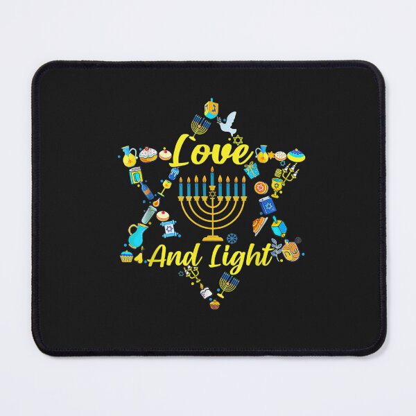 Item preview, Love and Light Hanukkah Shirt Jew Menorah Jewish Chanukah T-Shirt designed and sold by Francois-Lemann.