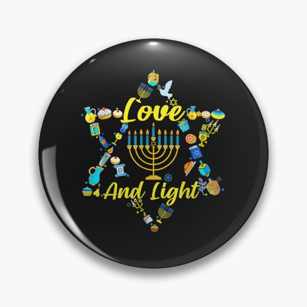 Item preview, Love and Light Hanukkah Shirt Jew Menorah Jewish Chanukah T-Shirt designed and sold by Francois-Lemann.