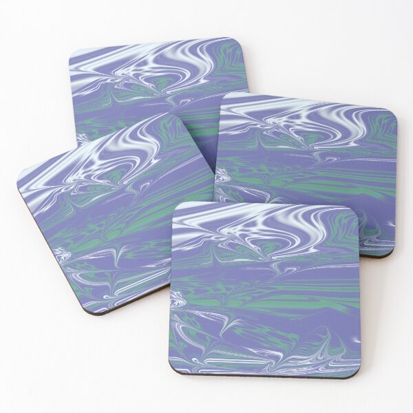 Item preview, Blue, Green, White Liquid Art. Liquid Marble. Abstract Design. designed and sold by Jason123za.