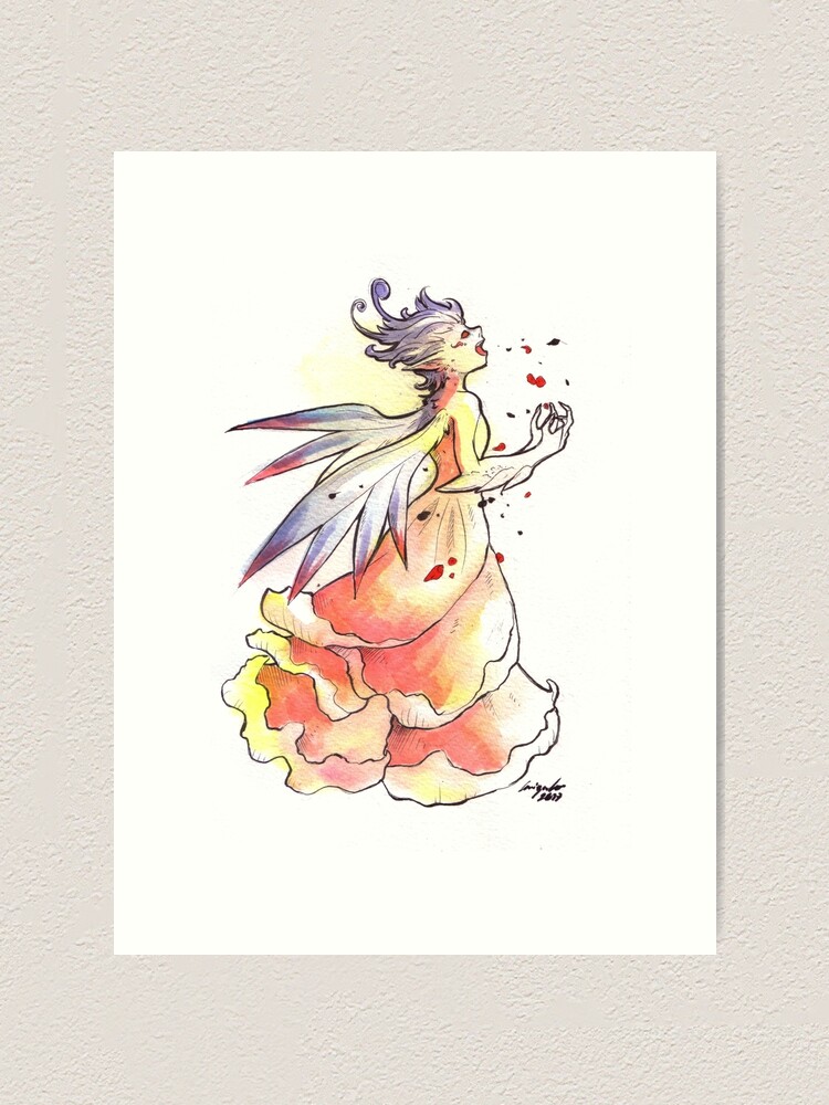 Alternate view of The Screech Fairy Art Print