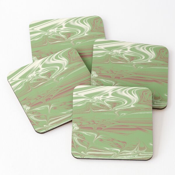 Item preview, Red, Green, White Liquid Art. Liquid Marble. Abstract Design. designed and sold by Jason123za.