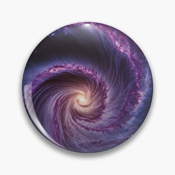 Item preview, Purple spiral galaxy - gas nebula designed and sold by CreativeHabbit.
