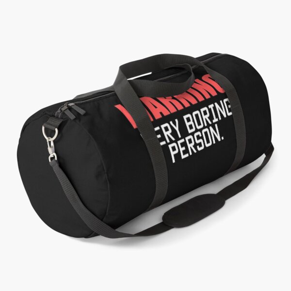 Item preview, Warning, Very Boring Person. Funny Quote designed and sold by EnzoVectorism.