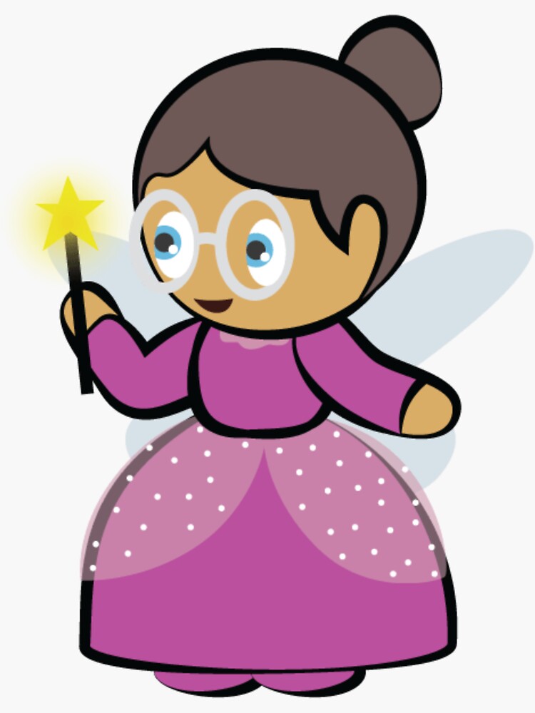 Thumbnail 3 of 3, Sticker, The Token Fairy designed and sold by SneakySophie.