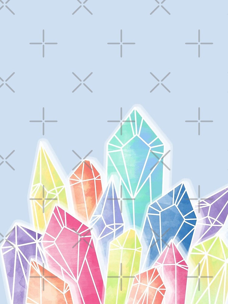 Crystals Blue by PrintablesP