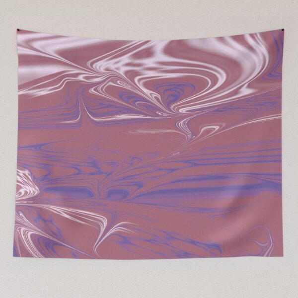 Item preview, Rose Gold, Blue, White Liquid Art. Liquid Marble. Abstract Design. designed and sold by Jason123za.
