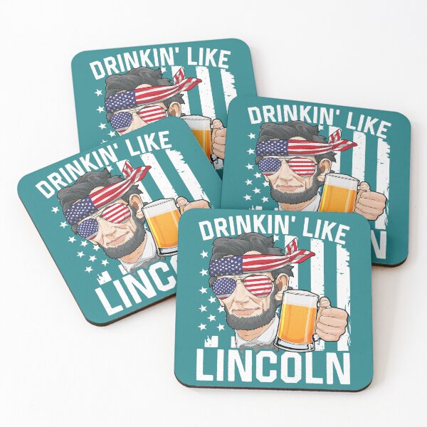 Item preview, 4th Of July Drinkin Like Lincoln Abraham Abe Merica Flag designed and sold by Danikomlee.