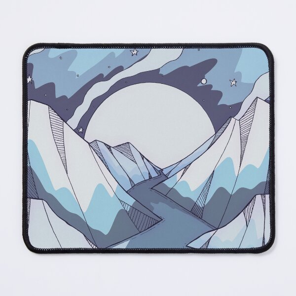 Item preview, The ice winter river designed and sold by Swadeillustrations.