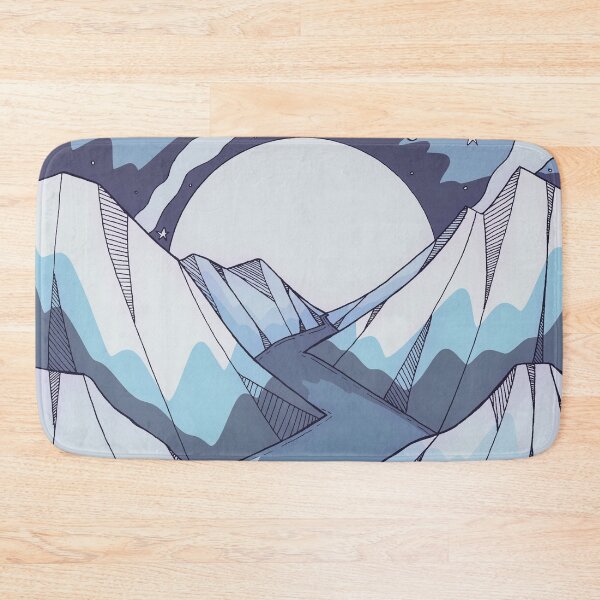 Item preview, The ice winter river designed and sold by Swadeillustrations.