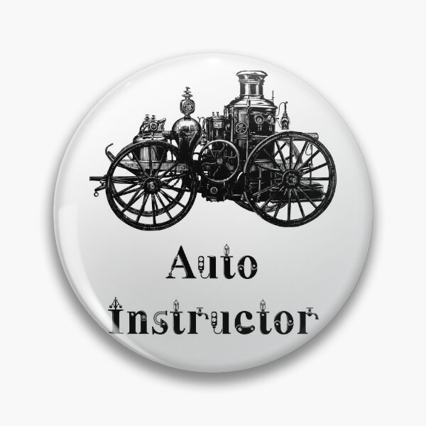 Item preview, 'Auto Instructor' Automotive Design - Retro Illustration for T-shirts, mugs, phone cases and other accessories designed and sold by Ridiculam Toga.