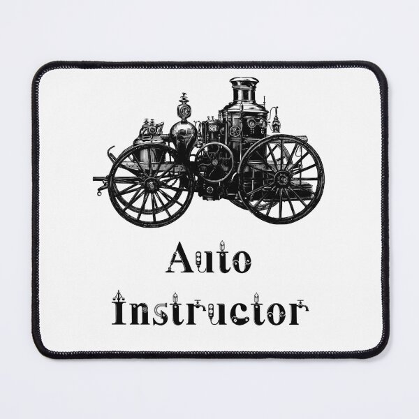 Item preview, 'Auto Instructor' Automotive Design - Retro Illustration for T-shirts, mugs, phone cases and other accessories designed and sold by Ridiculam Toga.