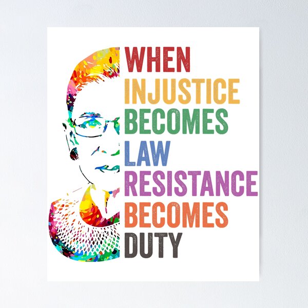 Item preview, When Injustice Becomes Law ResistPolitical Or Protest designed and sold by Danikomlee.