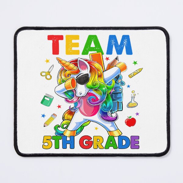 Item preview, Team Fifth Grade Squad Dabbing Unicorn Back To School Kids designed and sold by Danikomlee.