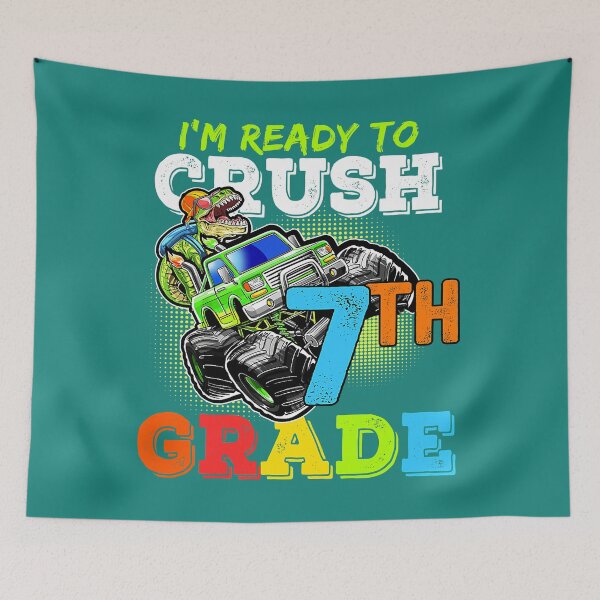 Item preview, Im Ready To Crush th Grade Dinosaur Back To School Boys Kid designed and sold by Danikomlee.