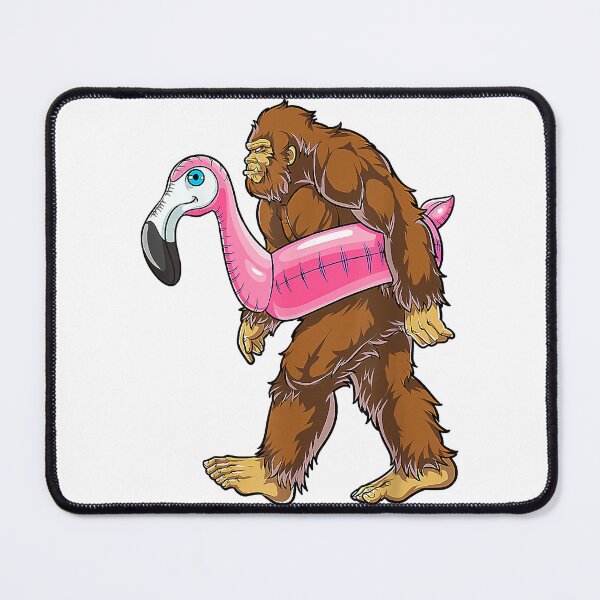 Item preview, Pool Party Bigfoot Flamingo Men Women Sasquatch Pink Float designed and sold by Danikomlee.