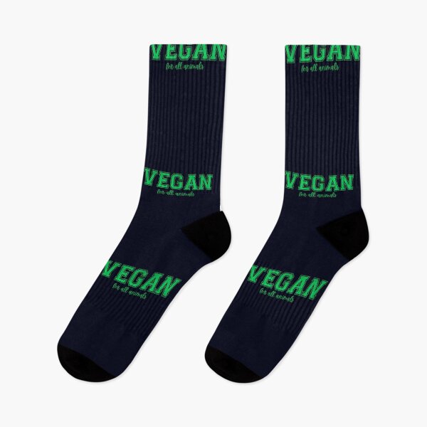 Item preview, Vegan For All Animals - Green - College Style designed and sold by GreenSlate.