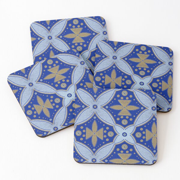 Item preview, Metallic Geometric Medieval Dot Art designed and sold by Jane Izzy Designs.