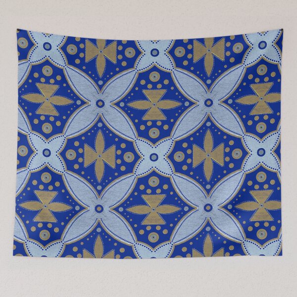 Item preview, Metallic Geometric Medieval Dot Art designed and sold by Jane Izzy Designs.