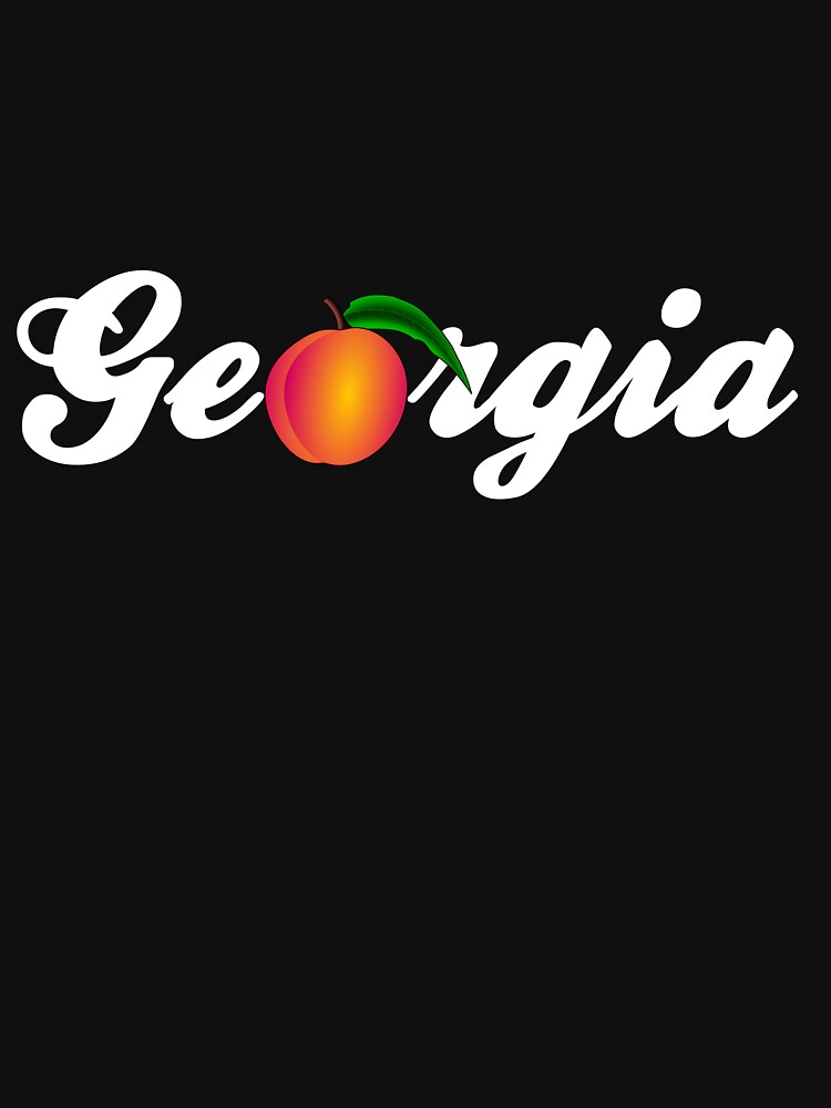 "Georgia. Peach State." T-shirt for Sale by STYLESYNDIKAT | Redbubble