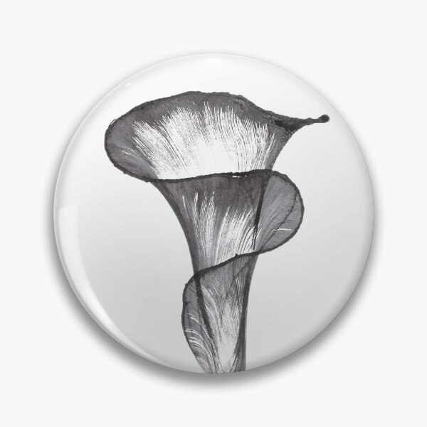Item preview, Artwork of a black and white Calla Lily designed and sold by JuliasArtWorld.