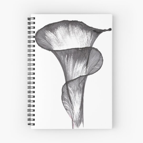 Item preview, Artwork of a black and white Calla Lily designed and sold by JuliasArtWorld.