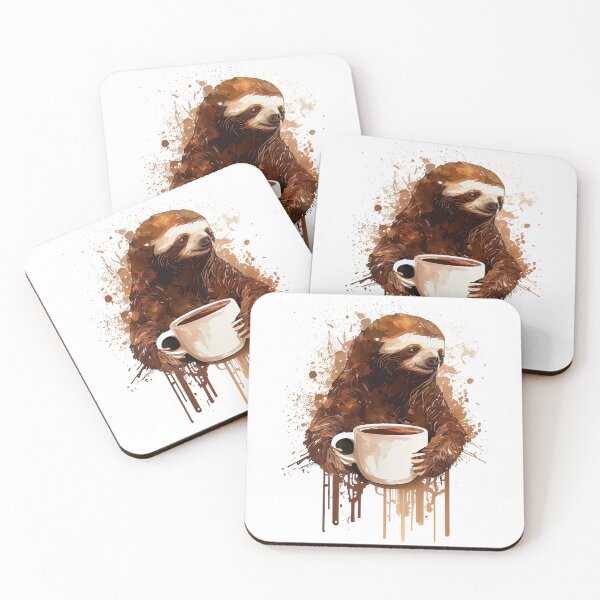 Item preview, Caffeine Craving Sloth designed and sold by MrBeerholder.