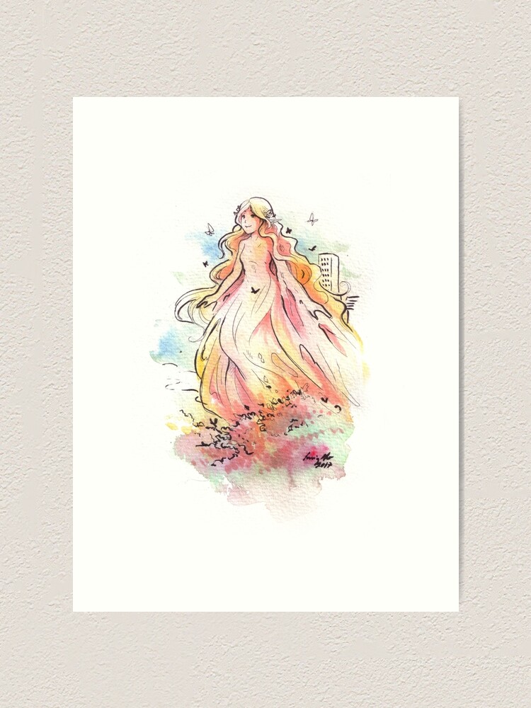 Alternate view of The Gigantic Fairy Art Print