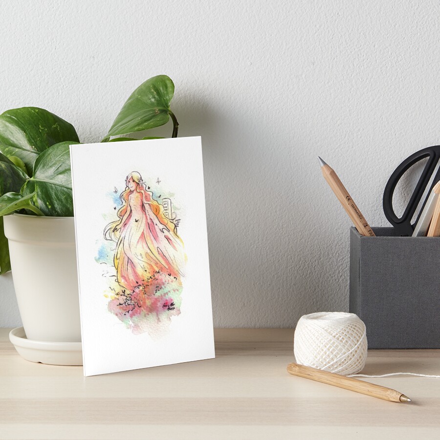 The Gigantic Fairy Art Board Print