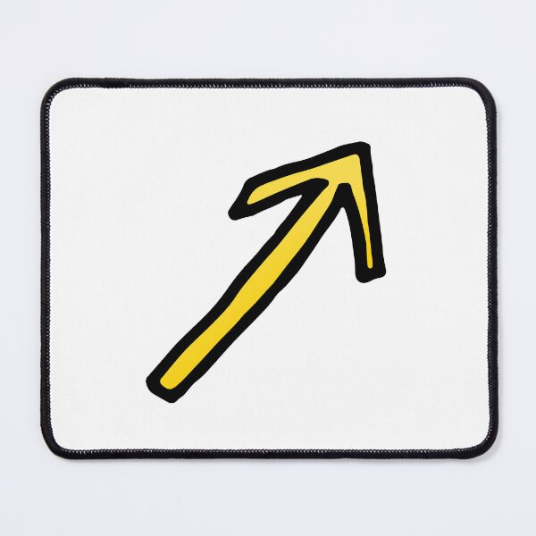 Item preview, Straight Yellow Arrow designed and sold by vandervisuals.