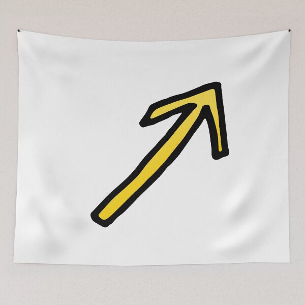 Item preview, Straight Yellow Arrow designed and sold by vandervisuals.