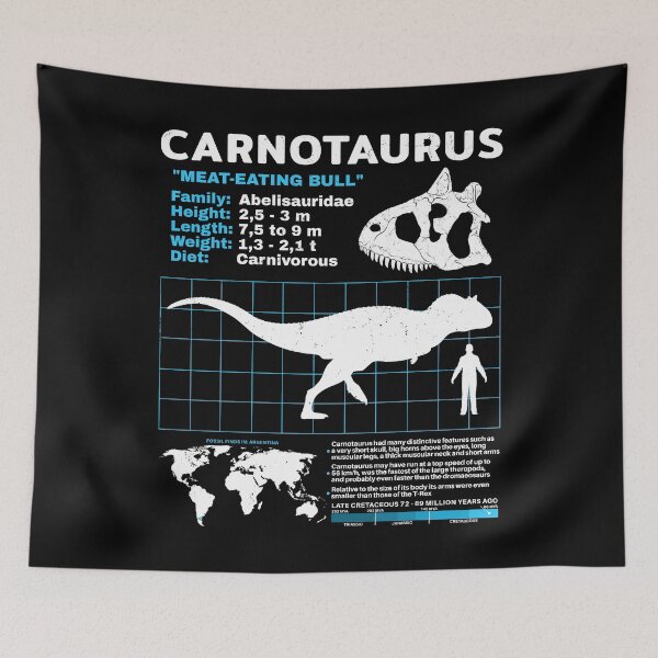 Item preview, Carnotaurus Datasheet designed and sold by NicGrayGraphic.