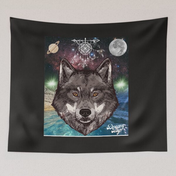 Item preview, Dream catcher wolf. designed and sold by RonelM.