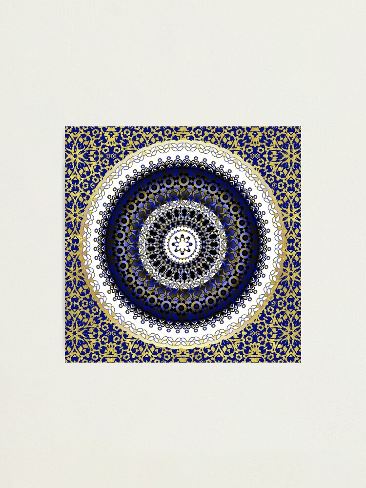 Alternate view of Royal Baroque Mandala Photographic Print