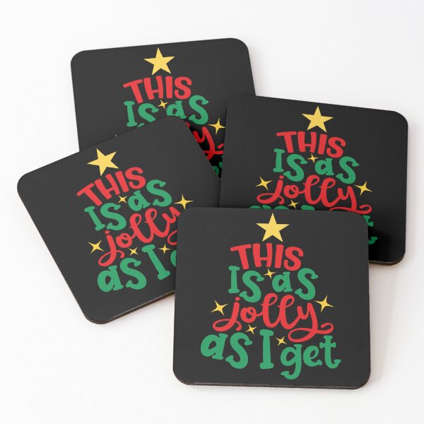 Item preview, THIS IS AS JOLLY AS I GET designed and sold by KatisDesign.