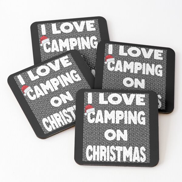 Item preview, I LOVE CAMPING ON CHRISTMAS Funny Camping Xmas Outdoor Design designed and sold by Mannoucha ⭐⭐⭐⭐⭐ ( 1,978 reviews ).