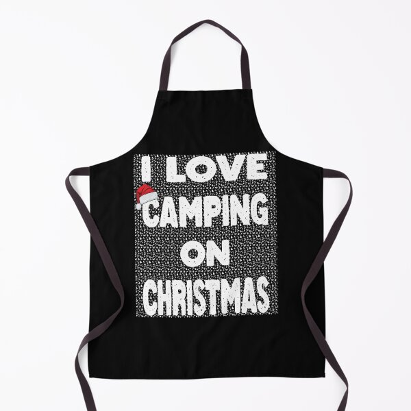 Item preview, I LOVE CAMPING ON CHRISTMAS Funny Camping Xmas Outdoor Design designed and sold by Mannoucha ⭐⭐⭐⭐⭐ ( 1,978 reviews ).