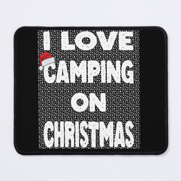 Item preview, I LOVE CAMPING ON CHRISTMAS Funny Camping Xmas Outdoor Design designed and sold by Mannoucha ⭐⭐⭐⭐⭐ ( 1,978 reviews ).