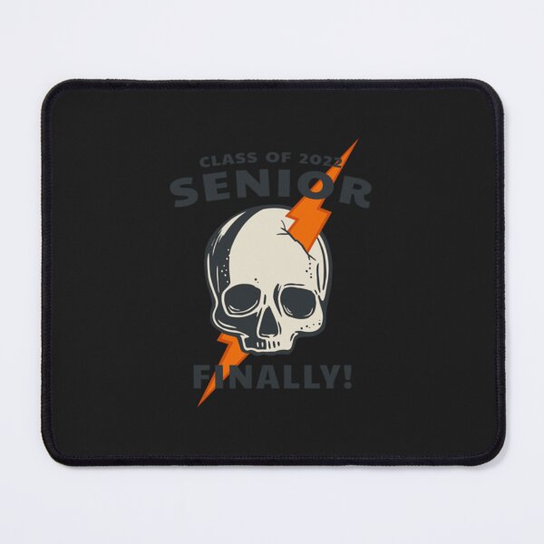 Item preview, FUNNY CLASS OF 2022 SENIOR FINALLY SKULL LIGHTENING BOLT T-Shirt designed and sold by AnnePieper.