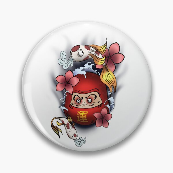 Item preview, Daruma Doll Koi Fish Japanese designed and sold by PVSKI.