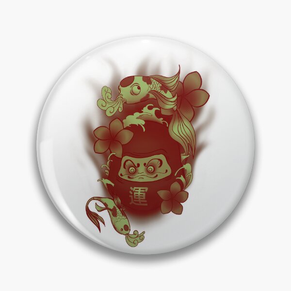 Item preview, Daruma Doll Koi Fish Japanese designed and sold by PVSKI.