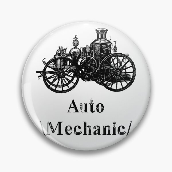Item preview, 'Auto Mechanic' Automotive Design - Retro Illustration for T-shirts, mugs, phone cases and other accessories designed and sold by Ridiculam Toga.
