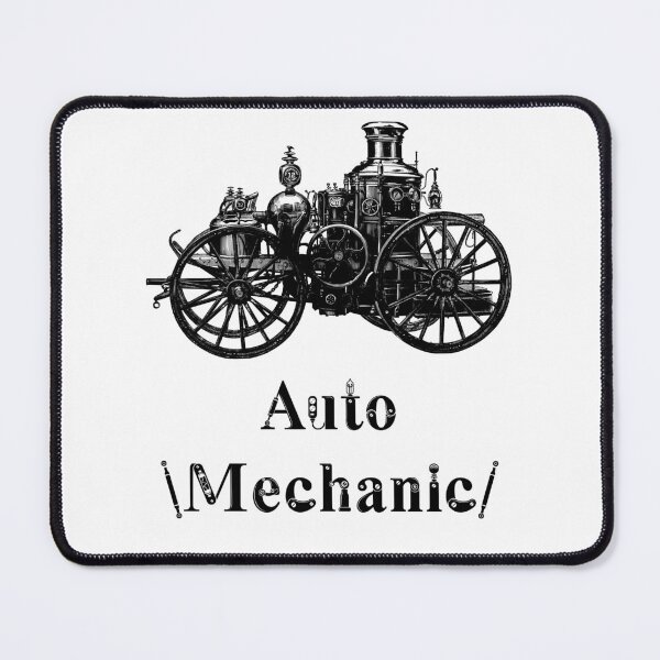 Item preview, 'Auto Mechanic' Automotive Design - Retro Illustration for T-shirts, mugs, phone cases and other accessories designed and sold by Ridiculam Toga.