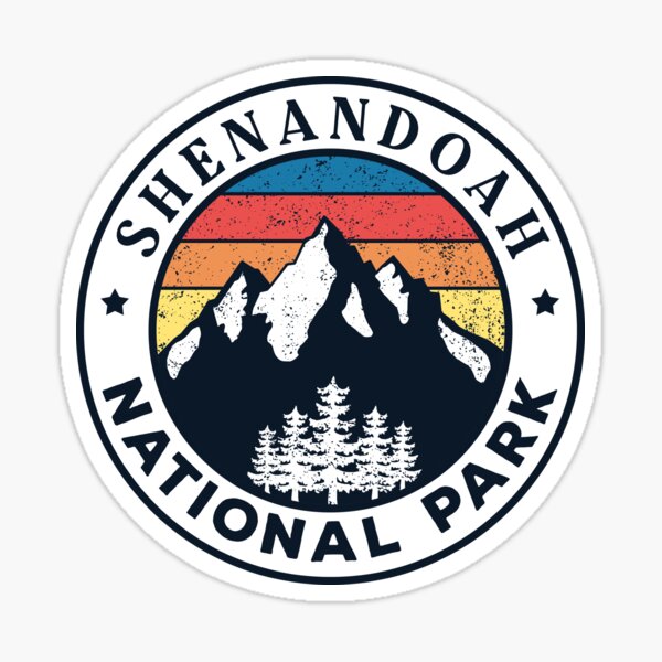 Shenandoah National Park-Vintage Sticker