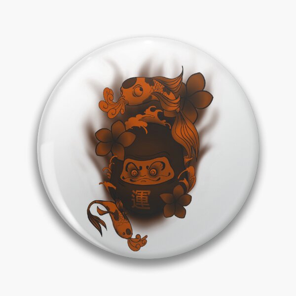 Item preview, Daruma Doll Koi Fish Japanese designed and sold by PVSKI.