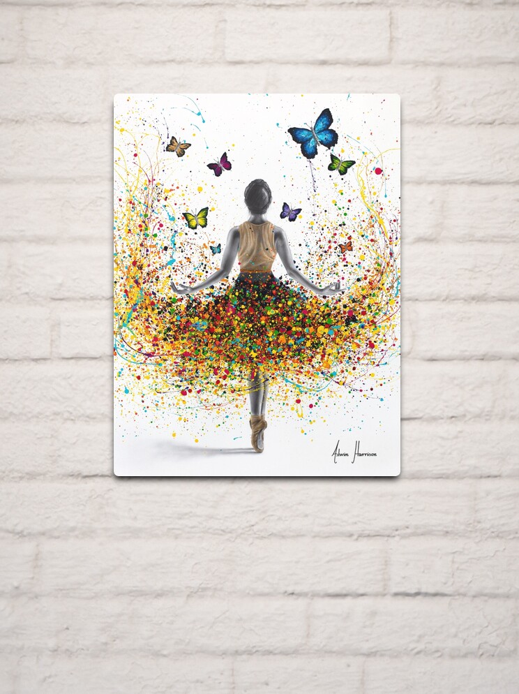 Dancing Butterflies II Metal Wall Art