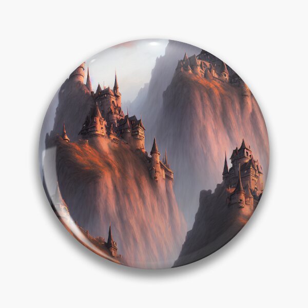 Item preview, Fantasy castles on mountains designed and sold by David-Howells.
