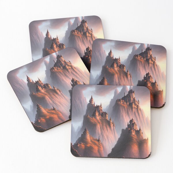 Item preview, Fantasy castles on mountains designed and sold by David-Howells.