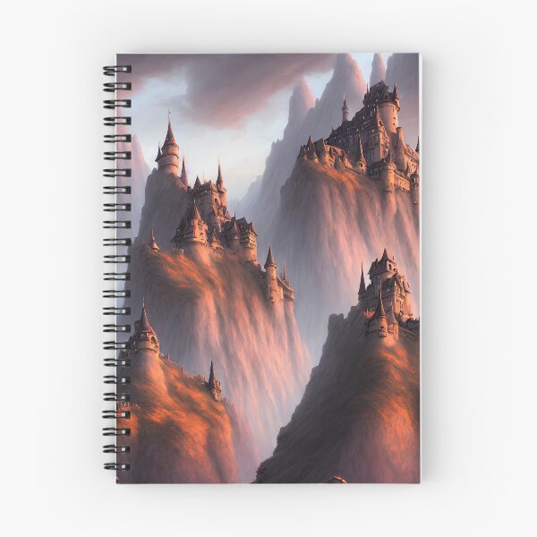 Item preview, Fantasy castles on mountains designed and sold by David-Howells.