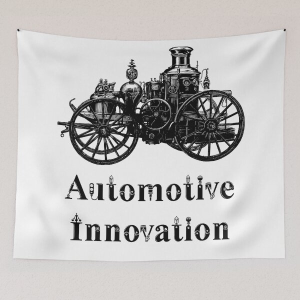 Item preview, 'Automotive Innovation' Automotive Design - Retro Illustration for T-shirts, mugs, phone cases and other accessories designed and sold by Ridiculam Toga.