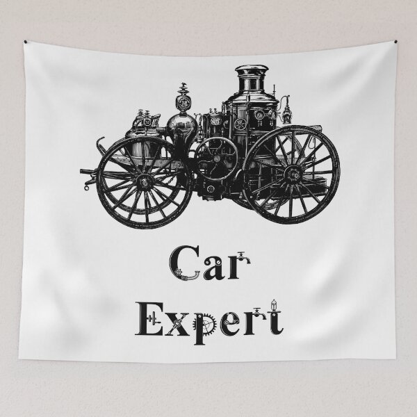 Item preview, 'Car Expert' Automotive Design - Retro Illustration for T-shirts, mugs, phone cases and other accessories designed and sold by Ridiculam Toga.